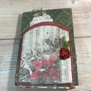 Handmade Christmas junk journal